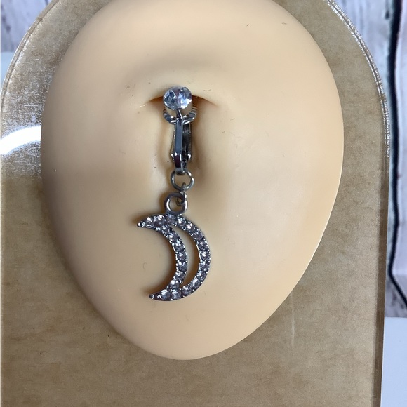 Clip-On Belly Button Ring - Picture 2 of 4